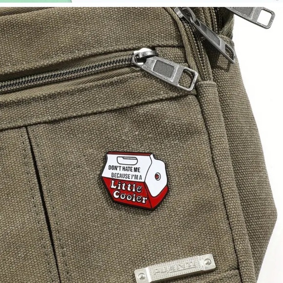 3/$25 “Don’t Hate Me Because I’m A Little Cooler” Cooler lunchbox Large Red - Picture 2 of 5